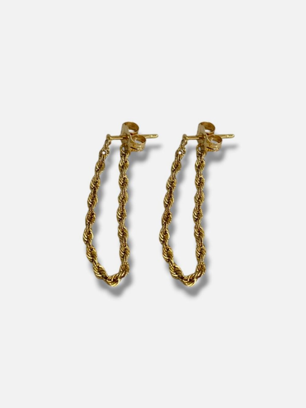 Saks Fifth Avenue Women's 14K Yellow Gold Rope Chain Drop Earrings